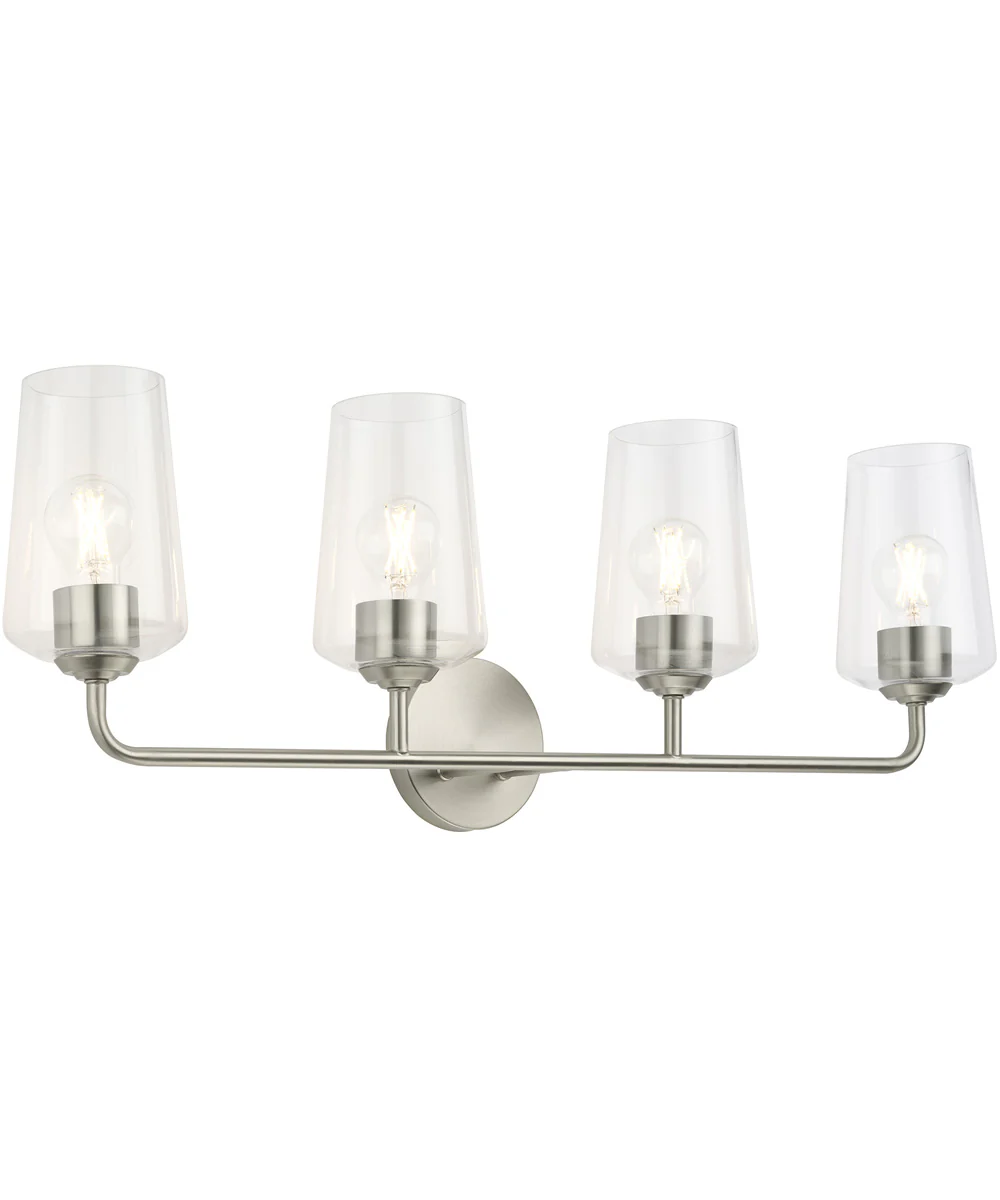 Celino 4-Light Bath & Vanity Brushed Nickel - Image 3
