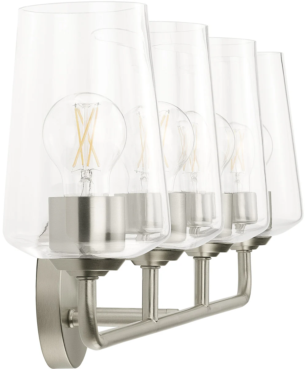 Celino 4-Light Bath & Vanity Brushed Nickel - Image 4