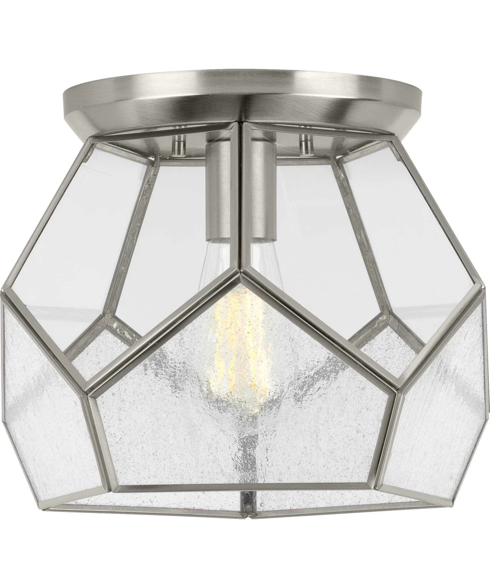 Cinq 1-Light 12" Flush Mount Brushed Nickel