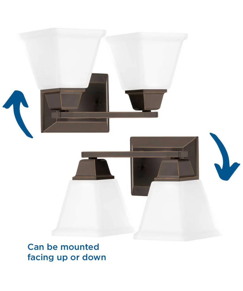 Clifton Heights 2-Light Bath & Vanity Antique Bronze - Image 4