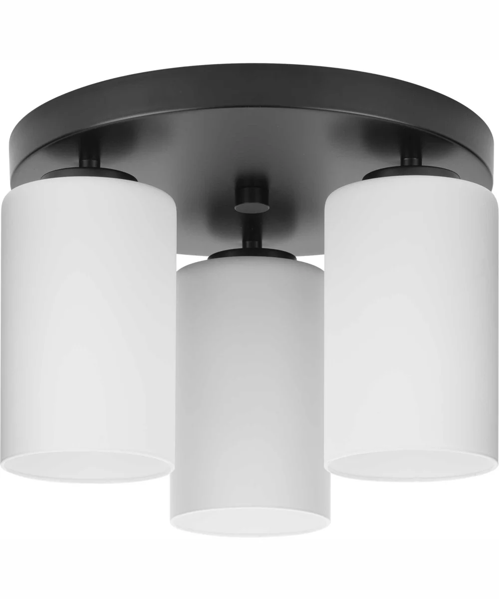 Cofield 12 in. 3-Light Transitional Flush Mount Matte Black - Image 5