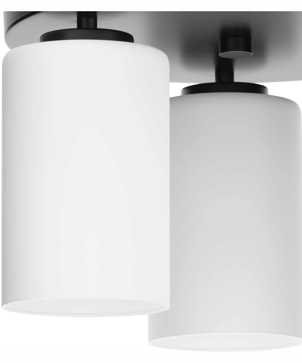 Cofield 12 in. 3-Light Transitional Flush Mount Matte Black - Image 7