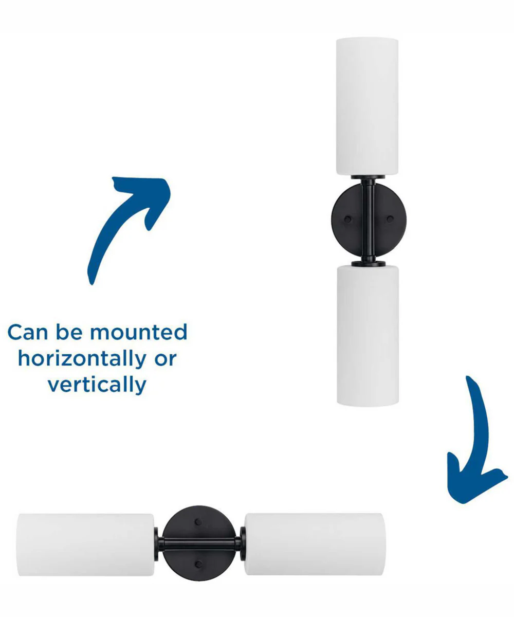 Cofield 2-Light Transitional Wall Bracket Matte Black - Image 5