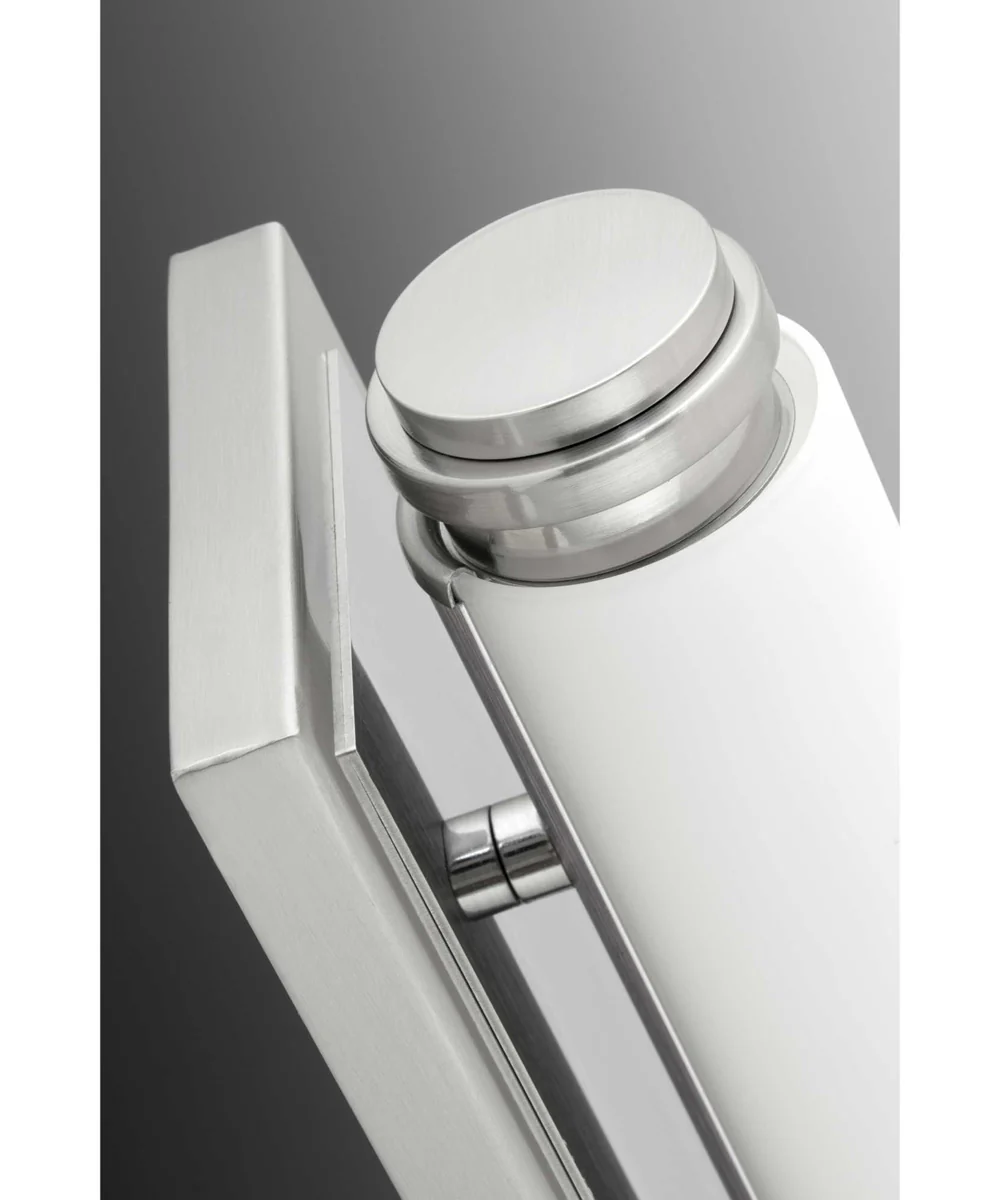 Concourse LED 36" Etched White Glass Modern Bath Vanity Light Brushed Nickel - Image 3