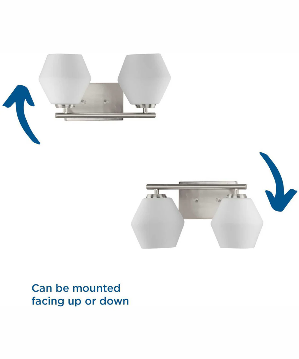 Copeland 2-Light Mid-Century Modern Vanity Light Brushed Nickel - Image 7