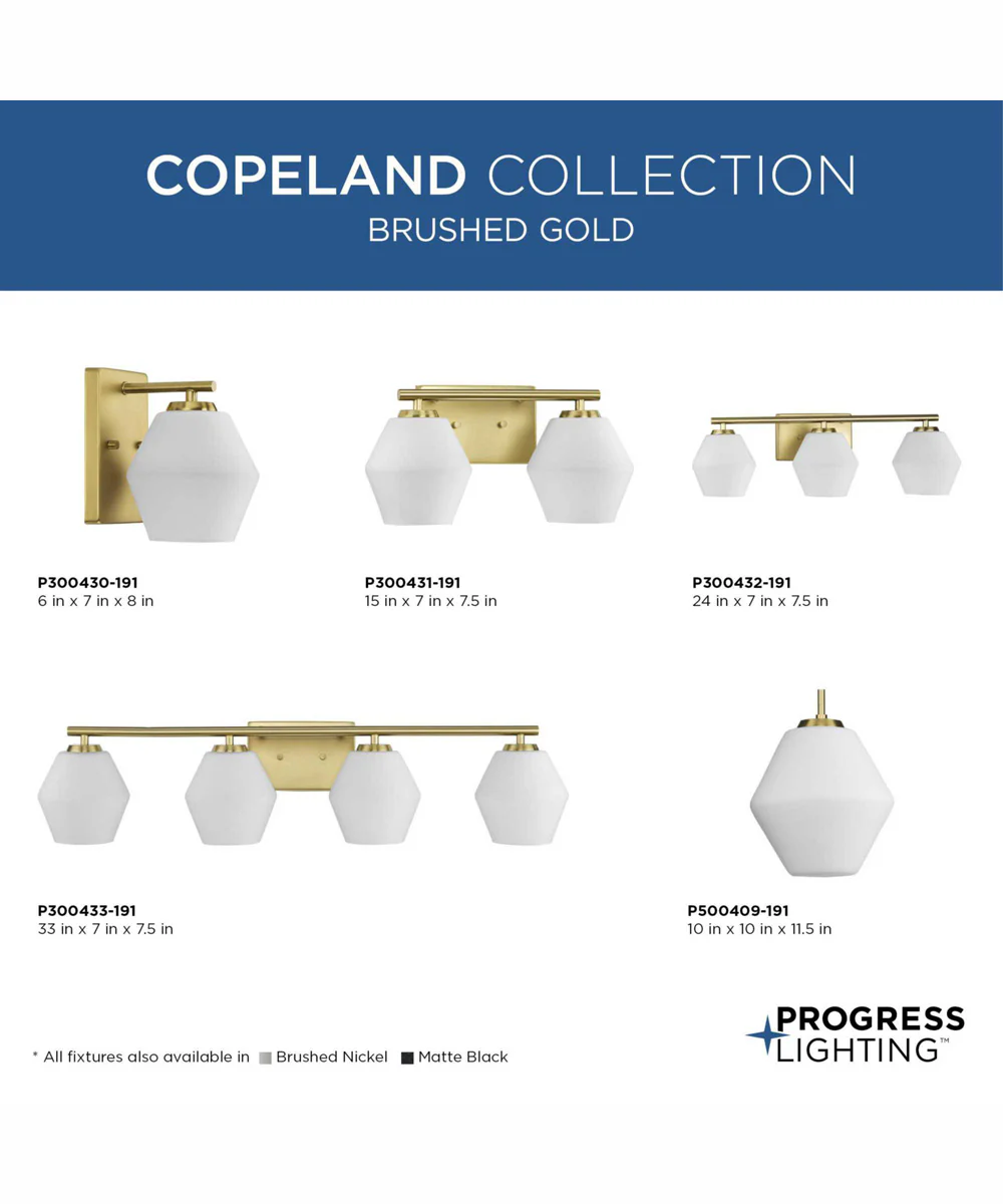 Copeland 2-Light Vanity Mid-Century Modern Vanity Light Brushed Gold - Image 9