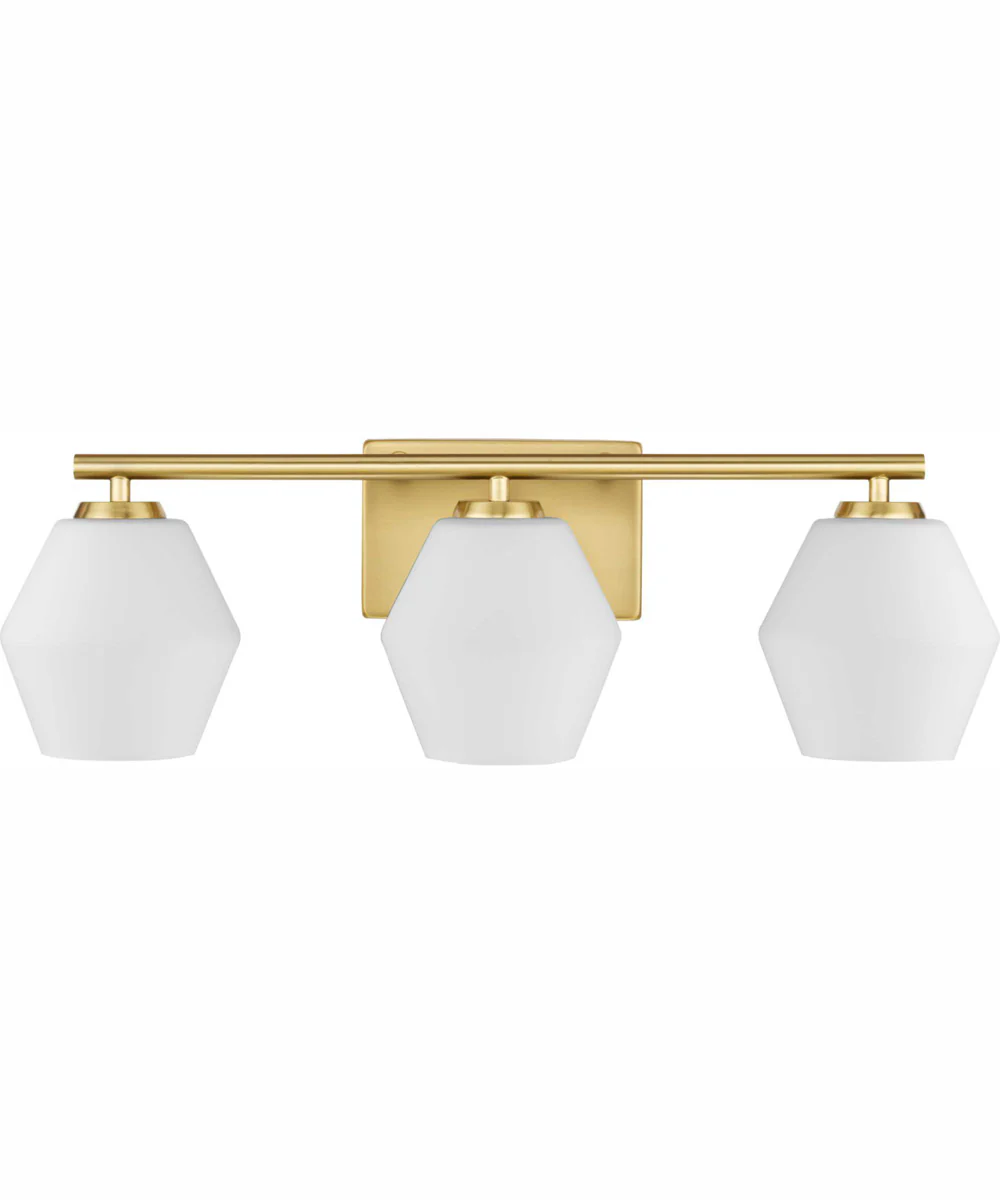 Copeland 3-Light Vanity Mid-Century Modern Vanity Light Brushed Gold - Image 4