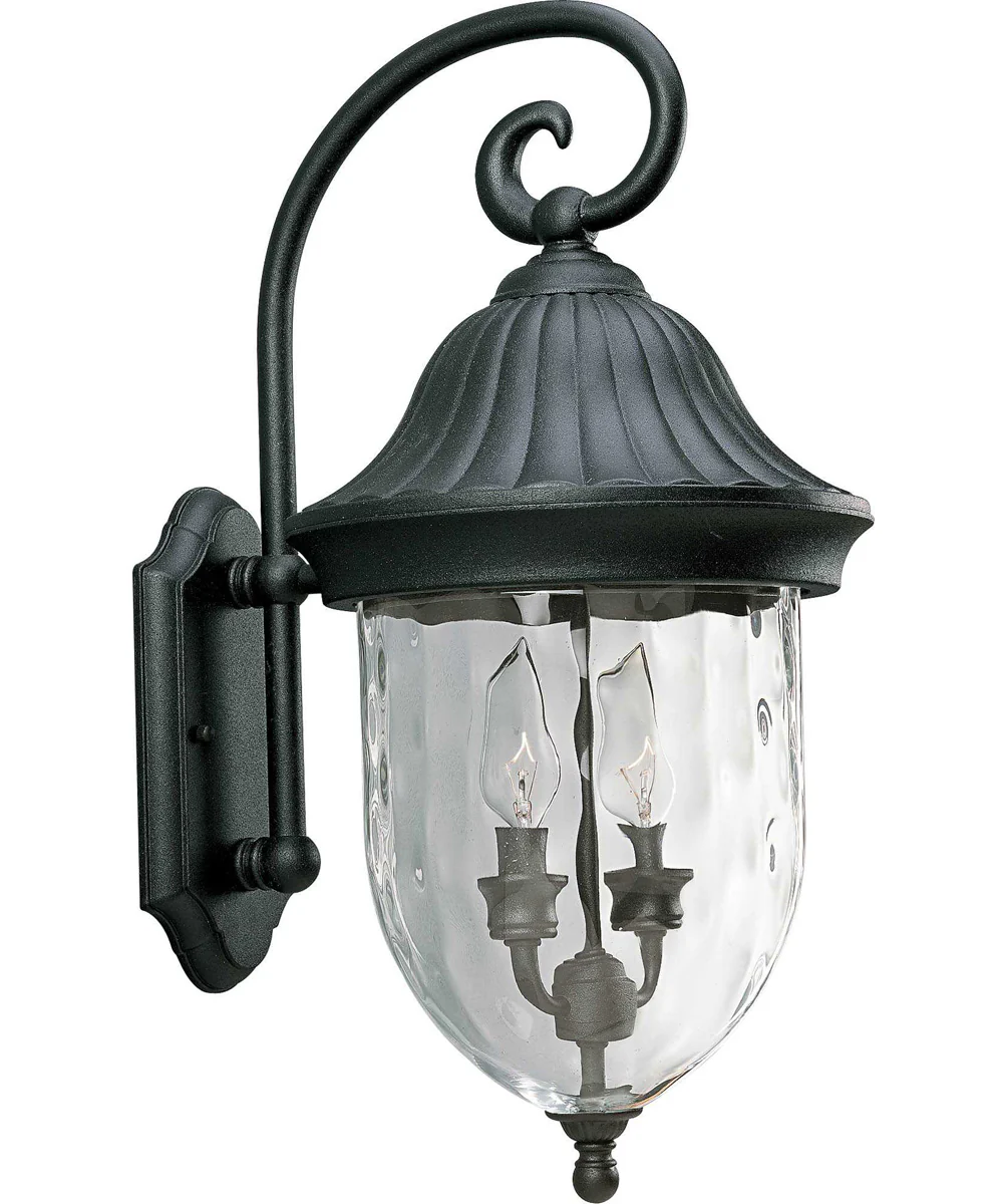 Coventry 2-Light Wall Lantern Textured Black