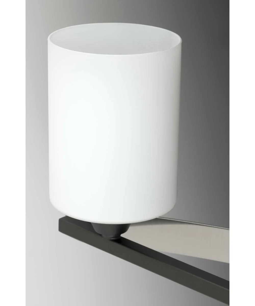 Dart 2-Light Etched Glass Modern Bath Vanity Light Graphite - Image 6