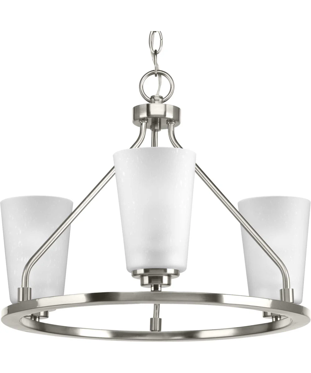 Debut 3-Light Semi-Flush Convertible Brushed Nickel - Image 6