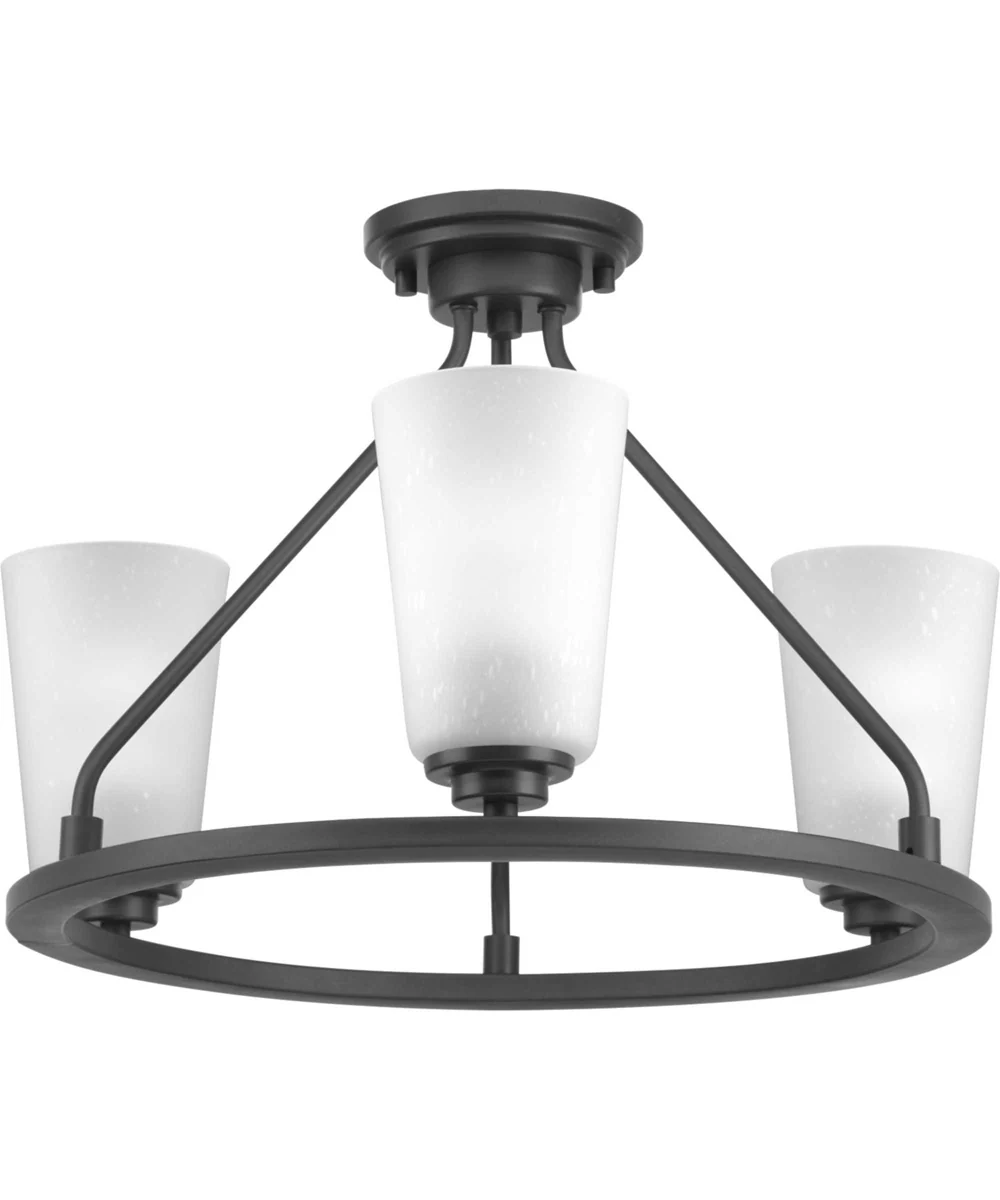 Debut 3-Light Semi-Flush Convertible Graphite - Image 12
