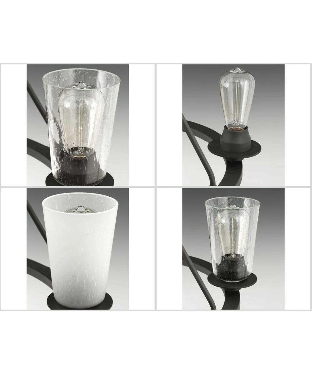 Debut 3-Light Semi-Flush Convertible Graphite - Image 8