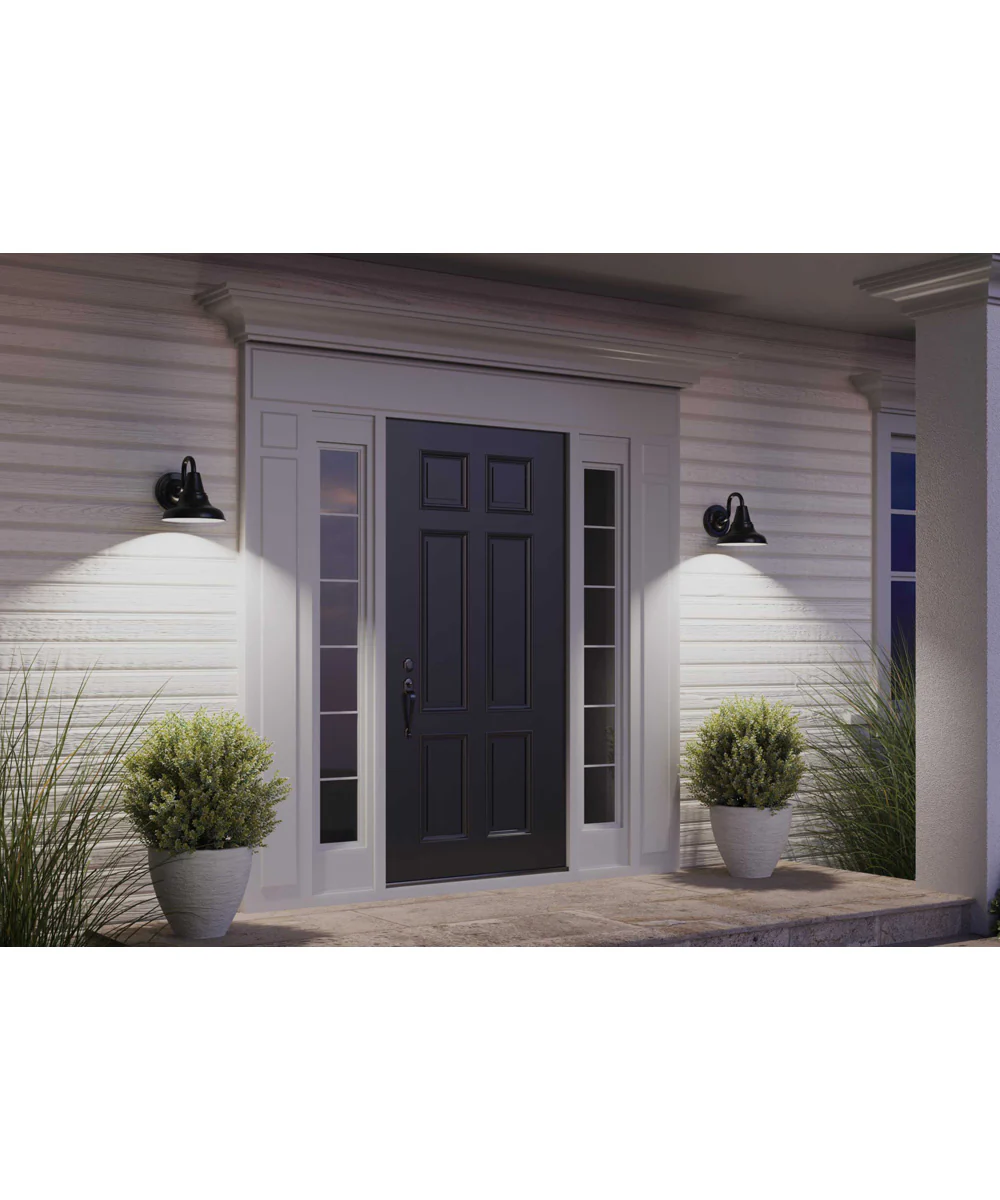 District LED Medium Wall Lantern Antique Bronze - Image 4