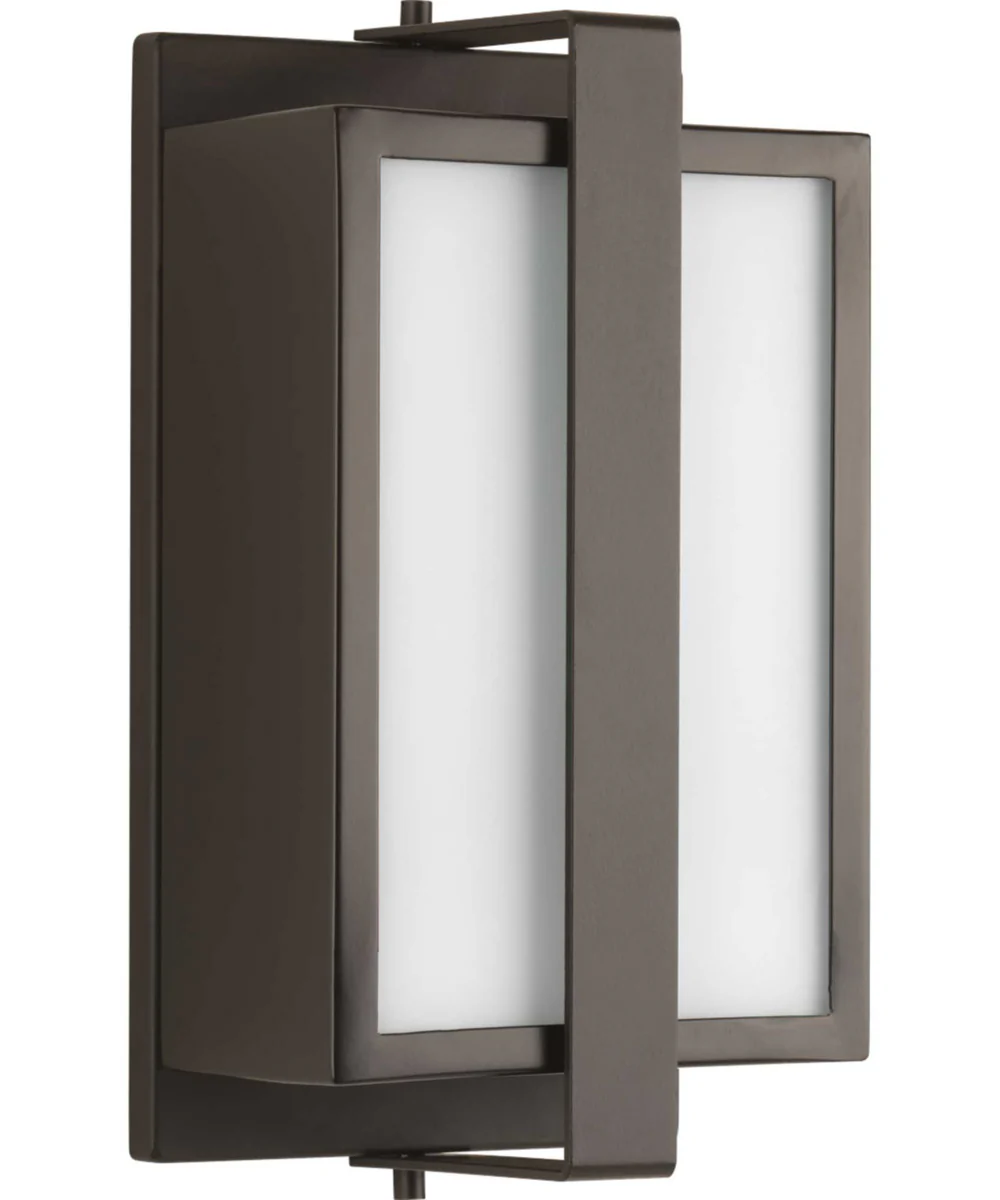 Diverge 1-Light Small Wall Lantern Architectural Bronze
