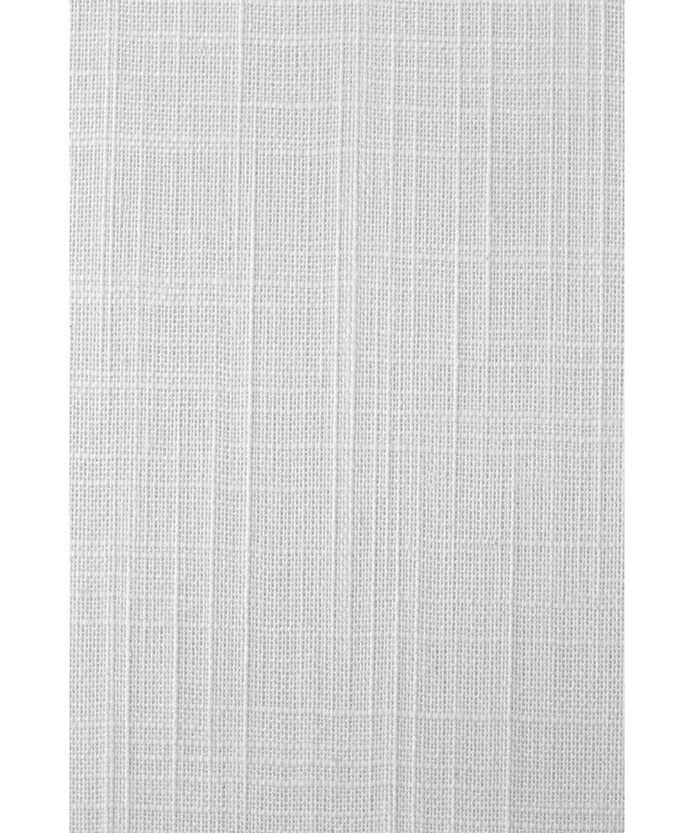 Drum Shade 5-Light White Textured Linen Shade Farmhouse Chandelier Light Brushed Nickel - Image 4