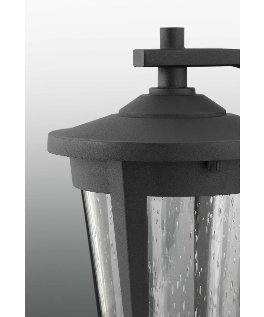 East Haven 1-Light Large LED Wall Lantern Textured Black - Image 4
