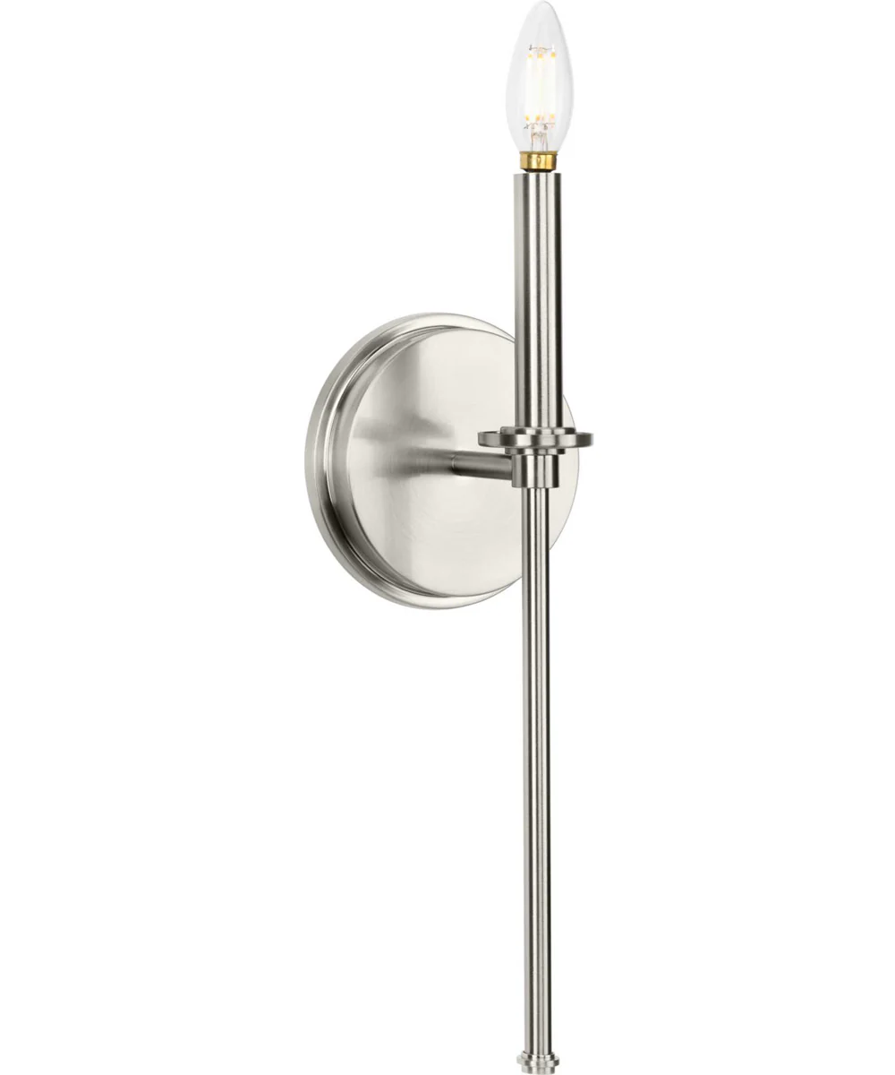 Elara 1-Light New Traditional Wall Light Brushed Nickel - Image 2