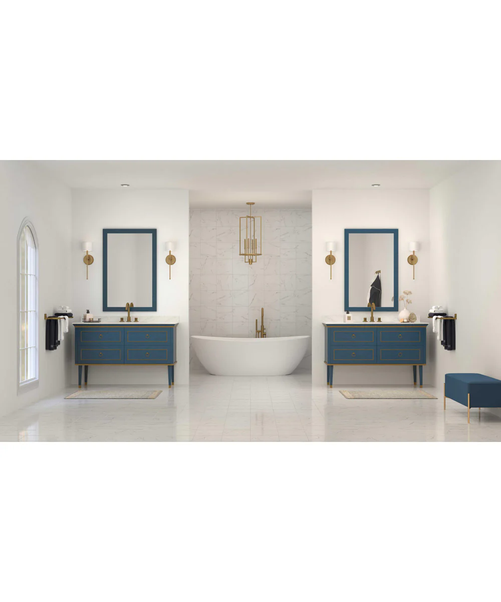 Elara 1-Light New Traditional Wall Light Vintage Brass - Image 2