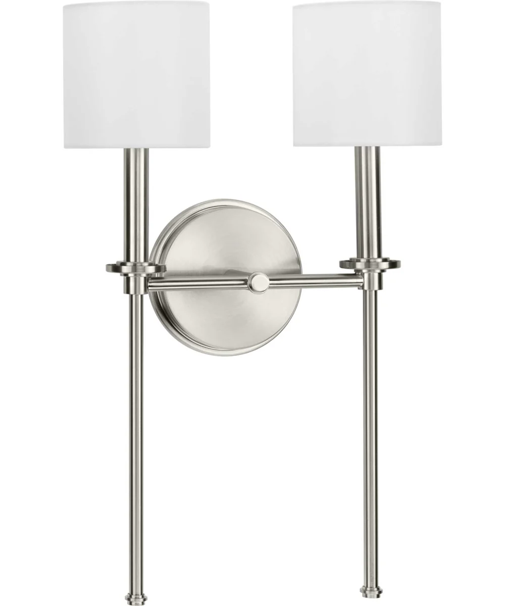 Elara 2-Light New Traditional Wall Light Brushed Nickel - Image 7