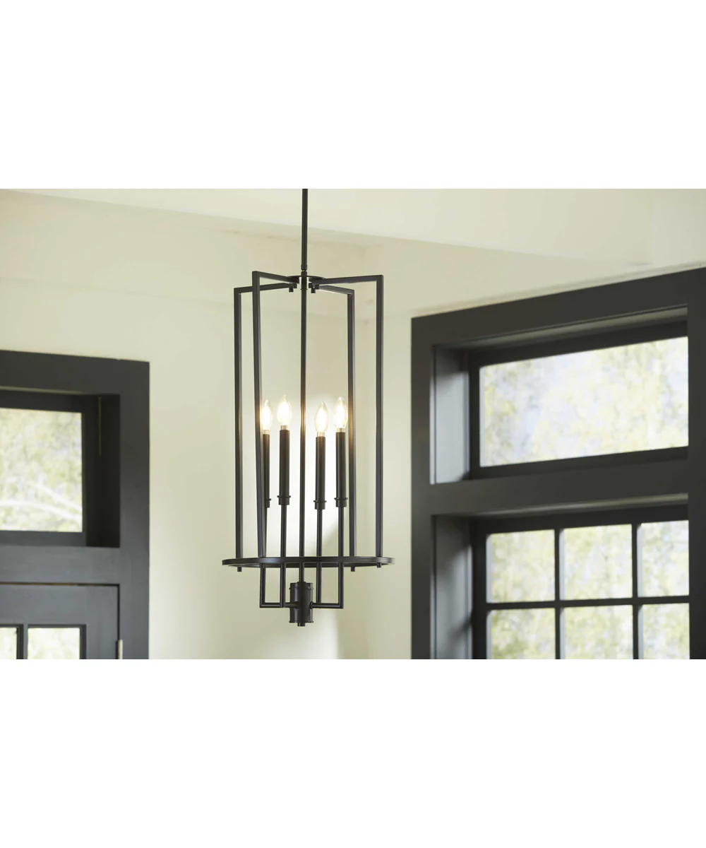 Elara 4-Light New Traditional  Chandelier Foyer Light Matte Black - Image 2