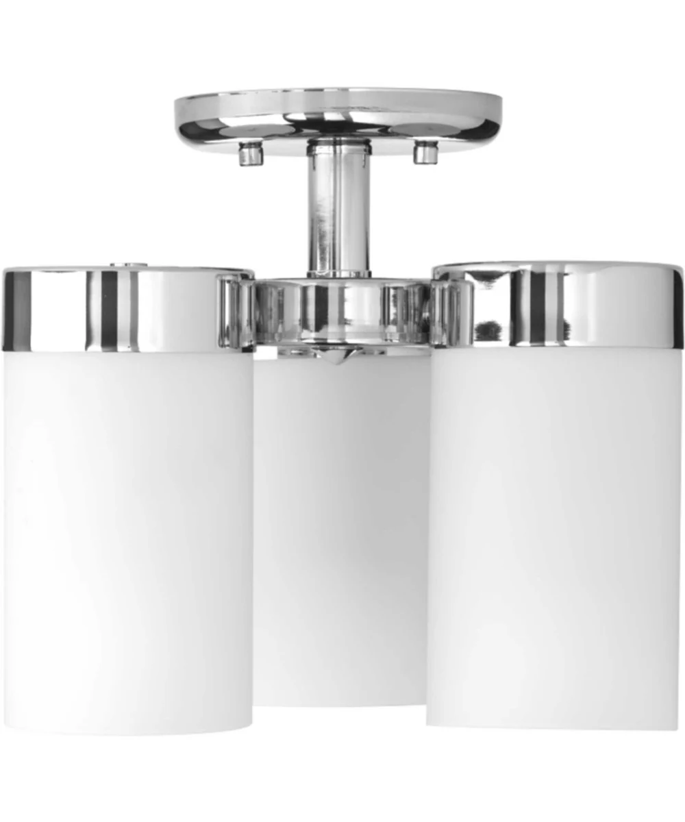 Elevate 3-Light 11-3/4" Flush Mount Polished Chrome - Image 2