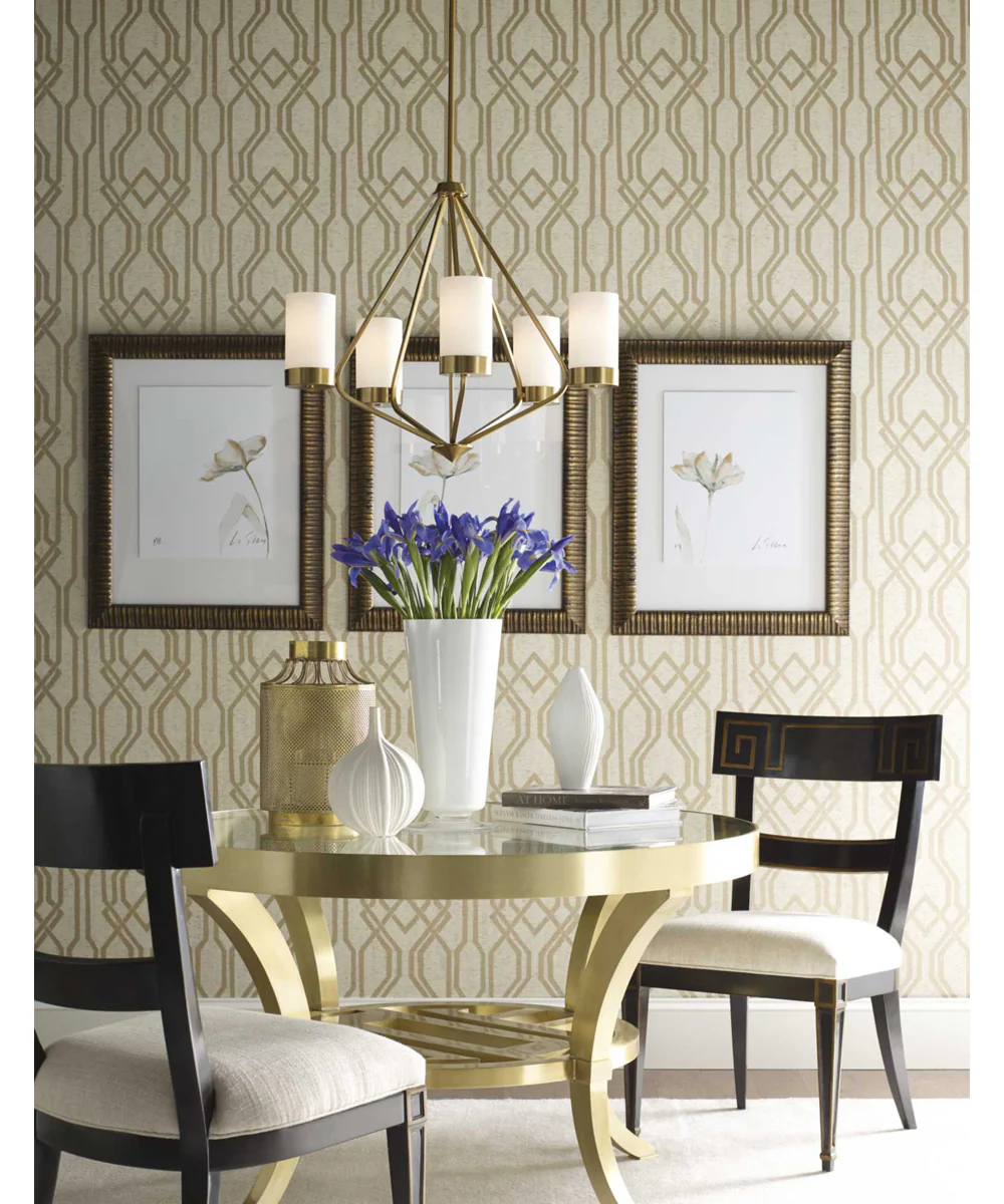 Elevate 3-Light Etched White Glass Mid-Century Modern Chandelier Light Brushed Bronze - Image 2