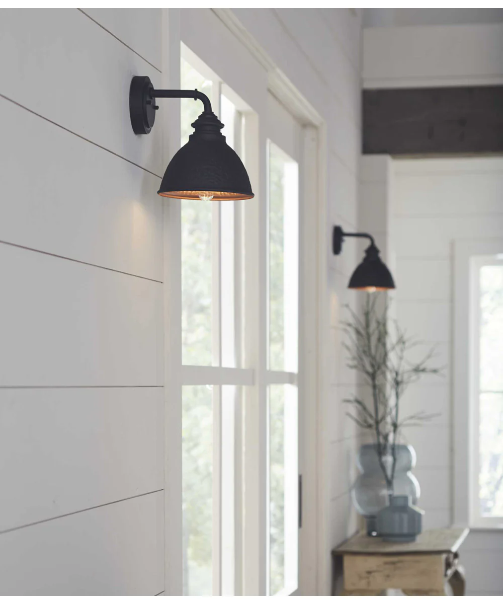 Englewood 1-Light Small Wall Lantern Textured Black - Image 5