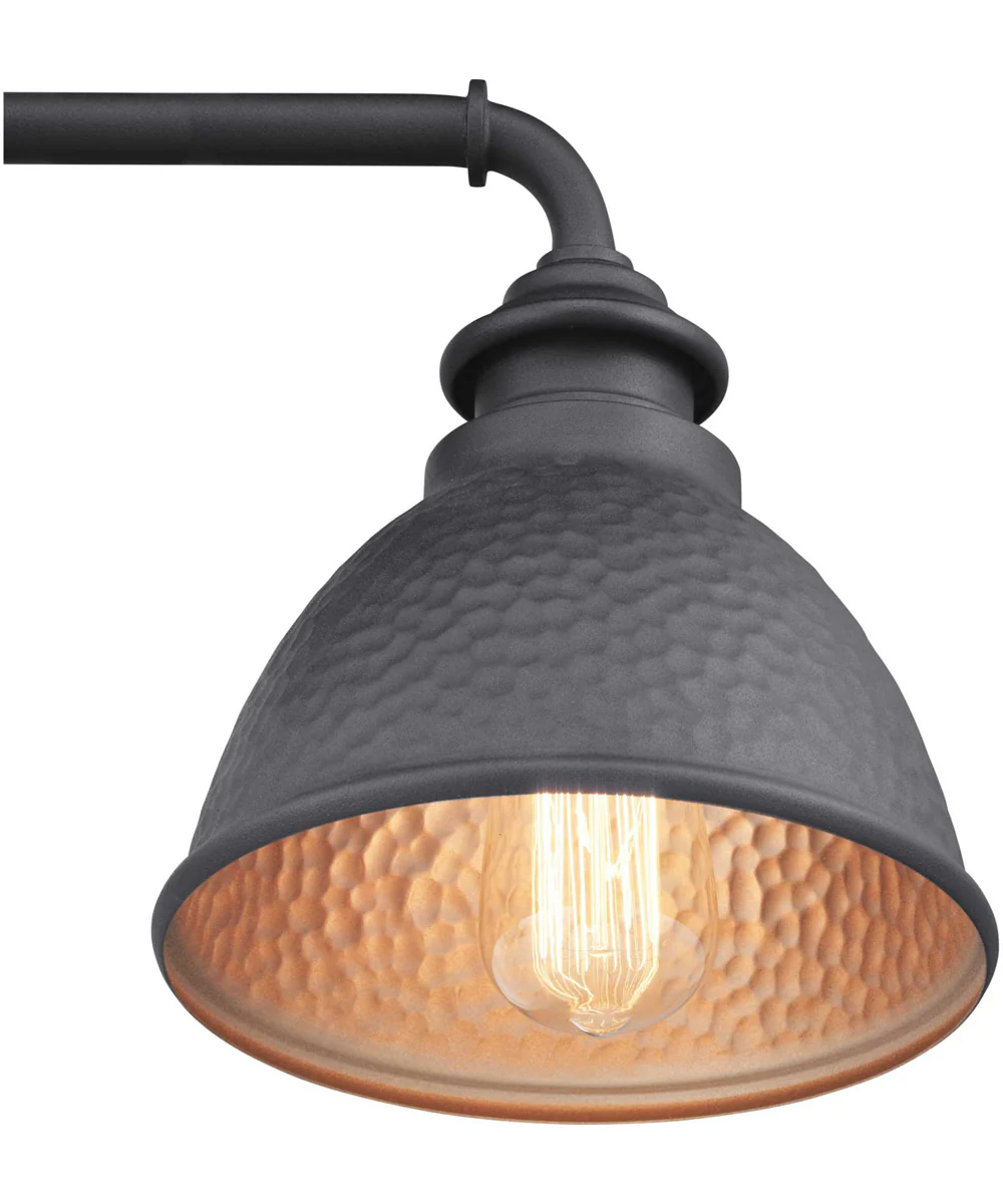 Englewood 1-Light Small Wall Lantern Textured Black - Image 6