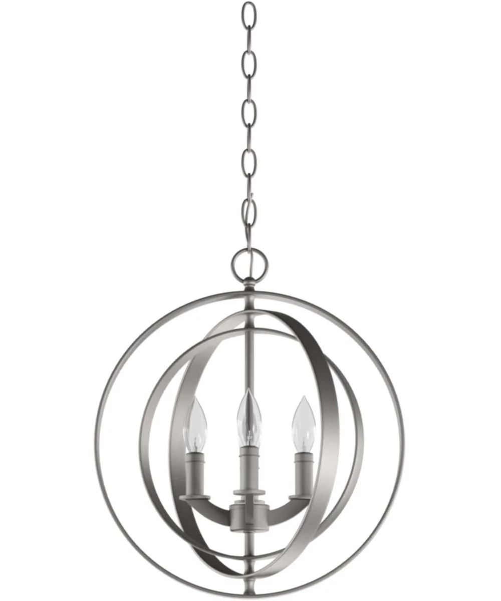 Equinox 4-Light Foyer Pendant Burnished Silver - Image 6