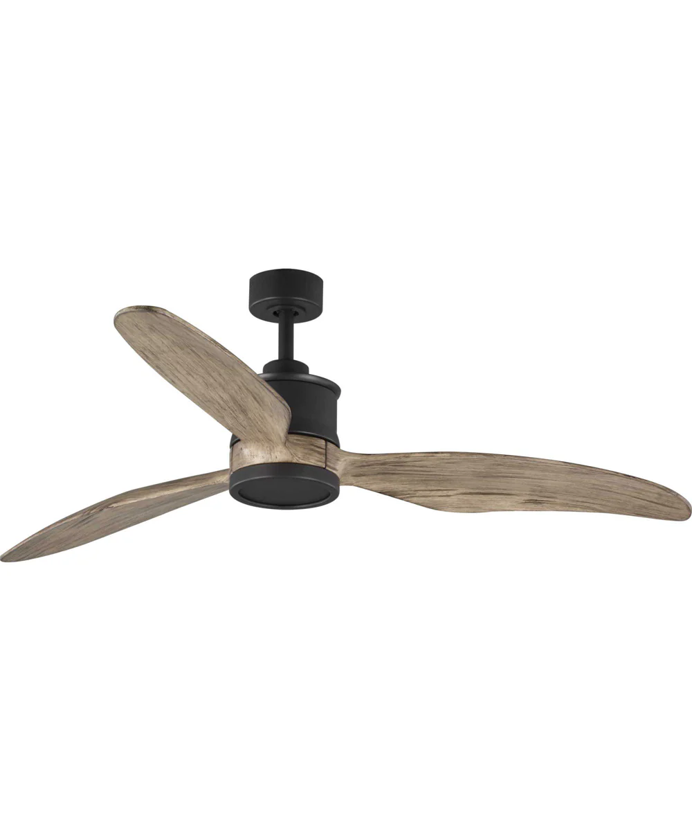Farris 3-Blade Carved Wood 60" Ceiling Fan Graphite - Image 12