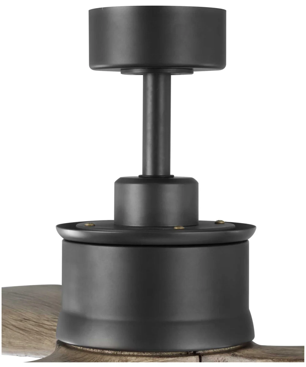 Farris 3-Blade Carved Wood 60" Ceiling Fan Graphite - Image 7