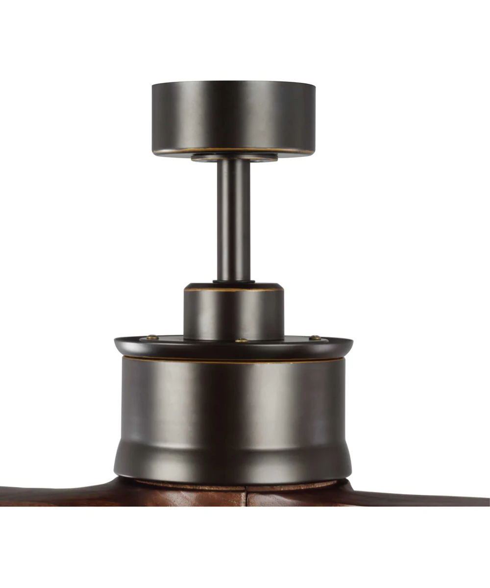 Farris 3-Blade Carved Wood 60" Ceiling Fan Oil Rubbed Bronze - Image 13