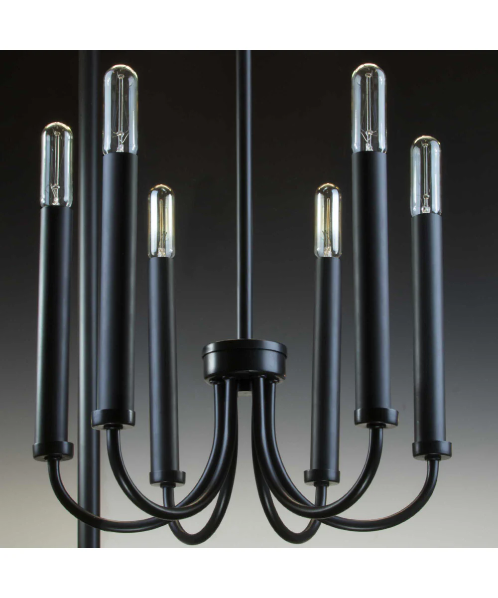 Fontayne 6-Light Farmhouse Pendant Light Antique Bronze - Image 2
