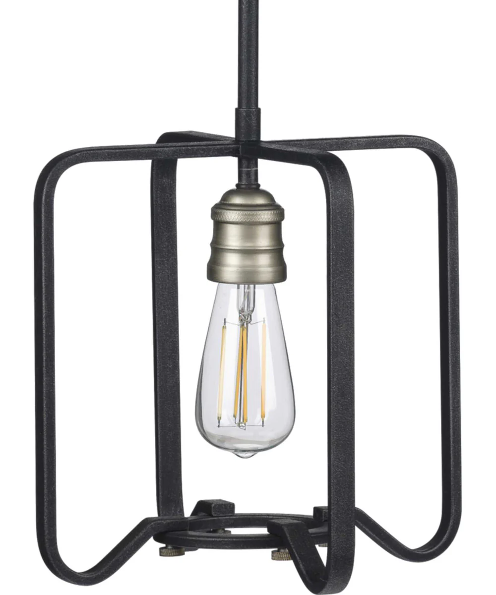 Foster 1-Light Farmhouse Mini-Pendant Light Gilded Iron - Image 6