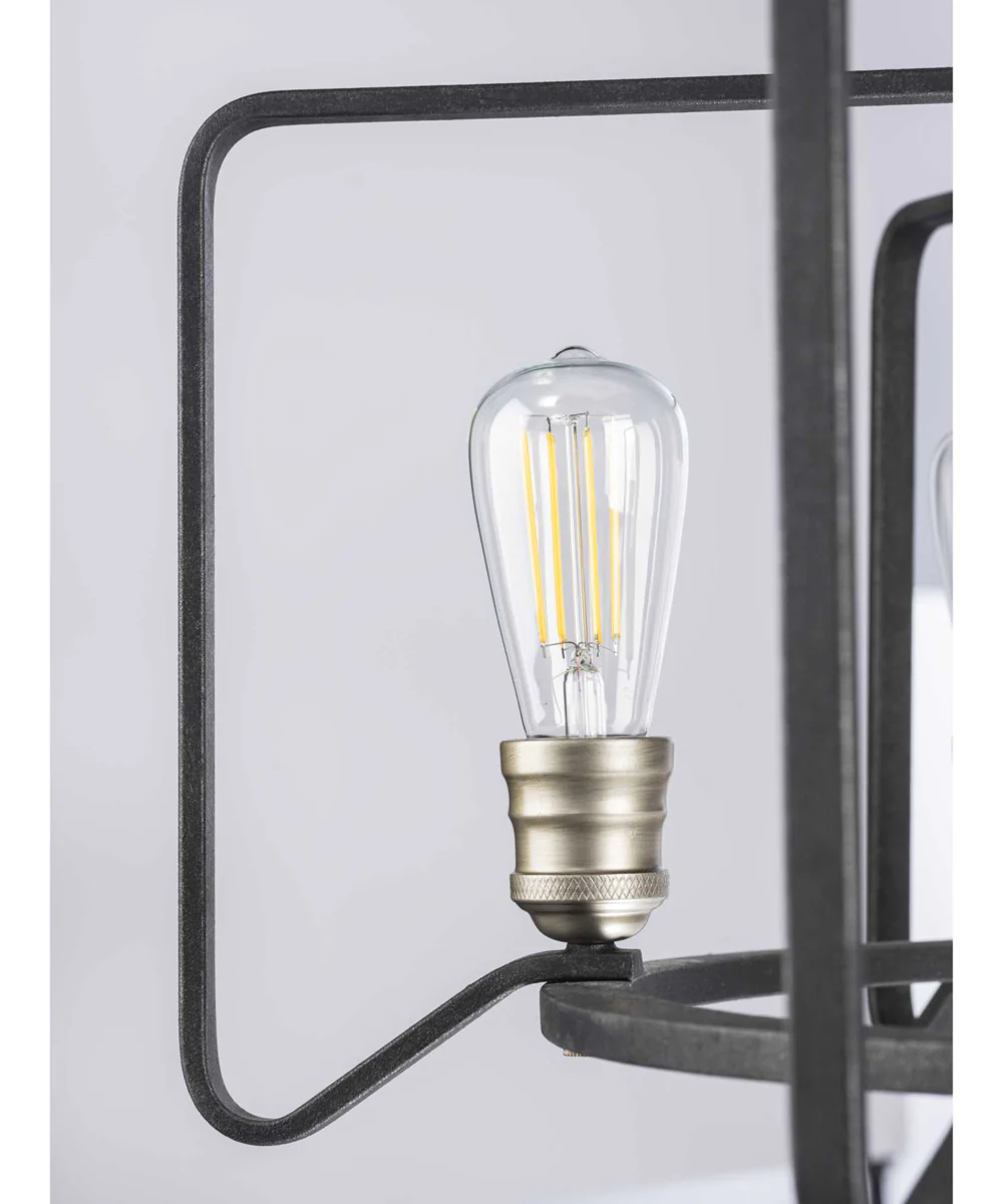Foster 6-Light Farmhouse Chandelier Light Gilded Iron - Image 2