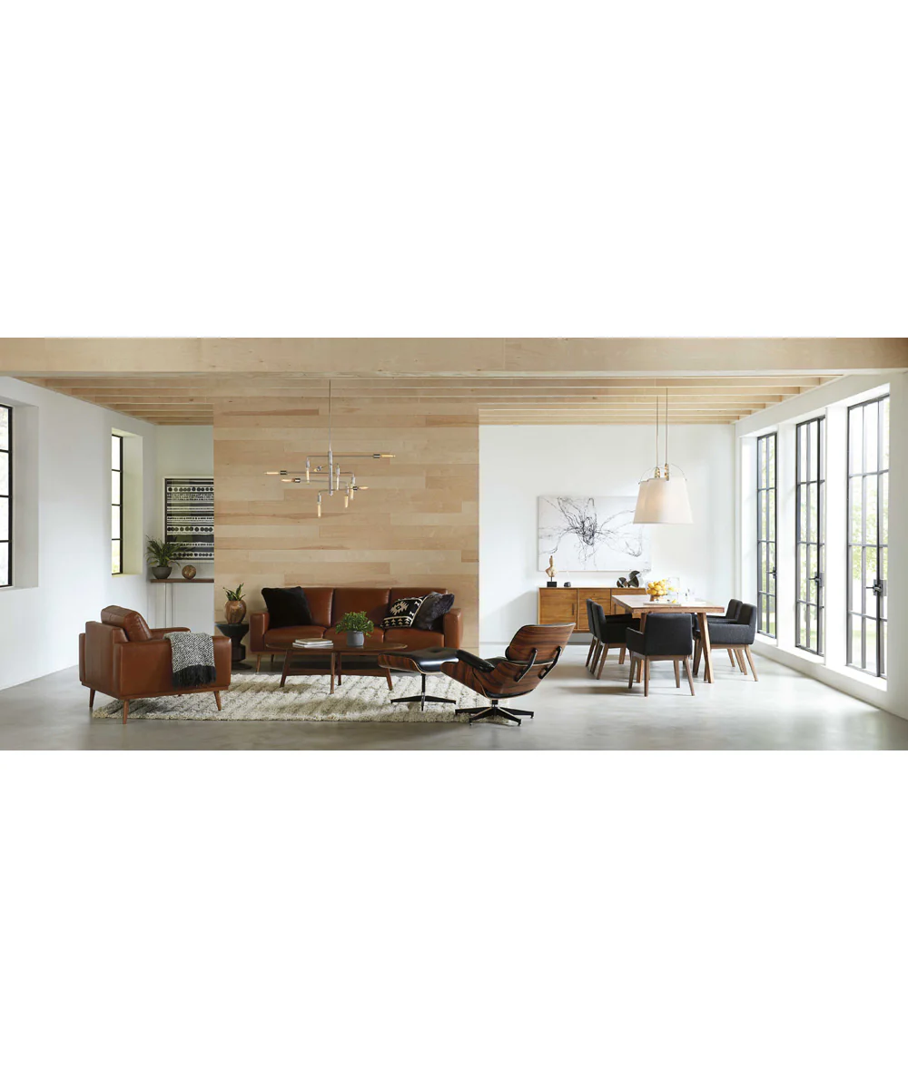 Galley 3-Light Linen Shade Coastal Pendant Light Polished Nickel - Image 2