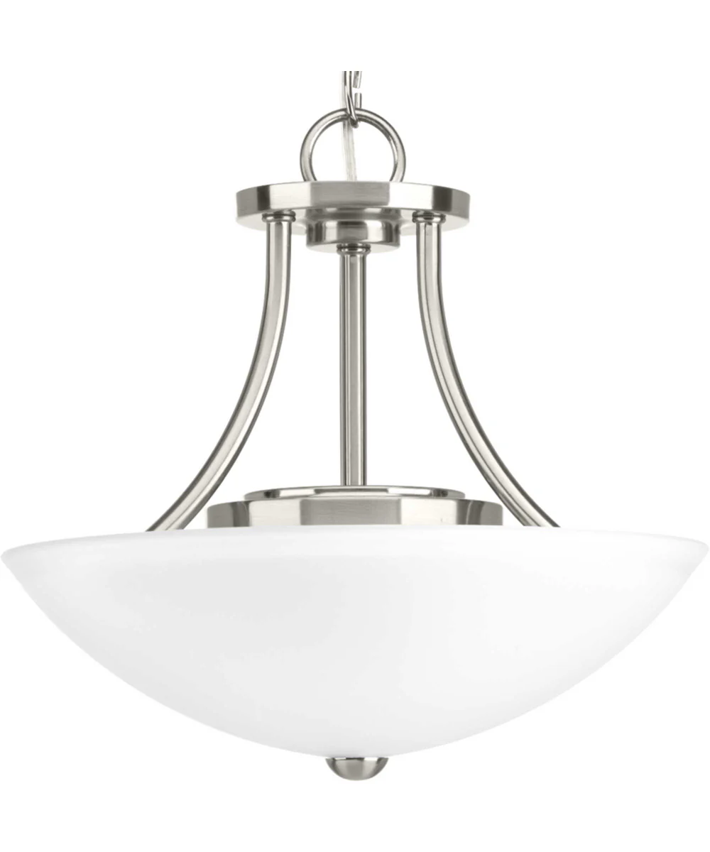 Gather 12-7/8" Semi-Flush/Convertible Brushed Nickel - Image 2