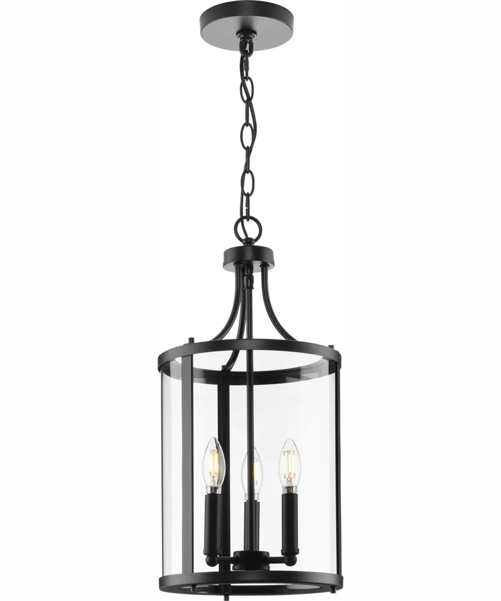 Gilliam 3-Light New Traditional Hall & Foyer Matte Black - Image 11