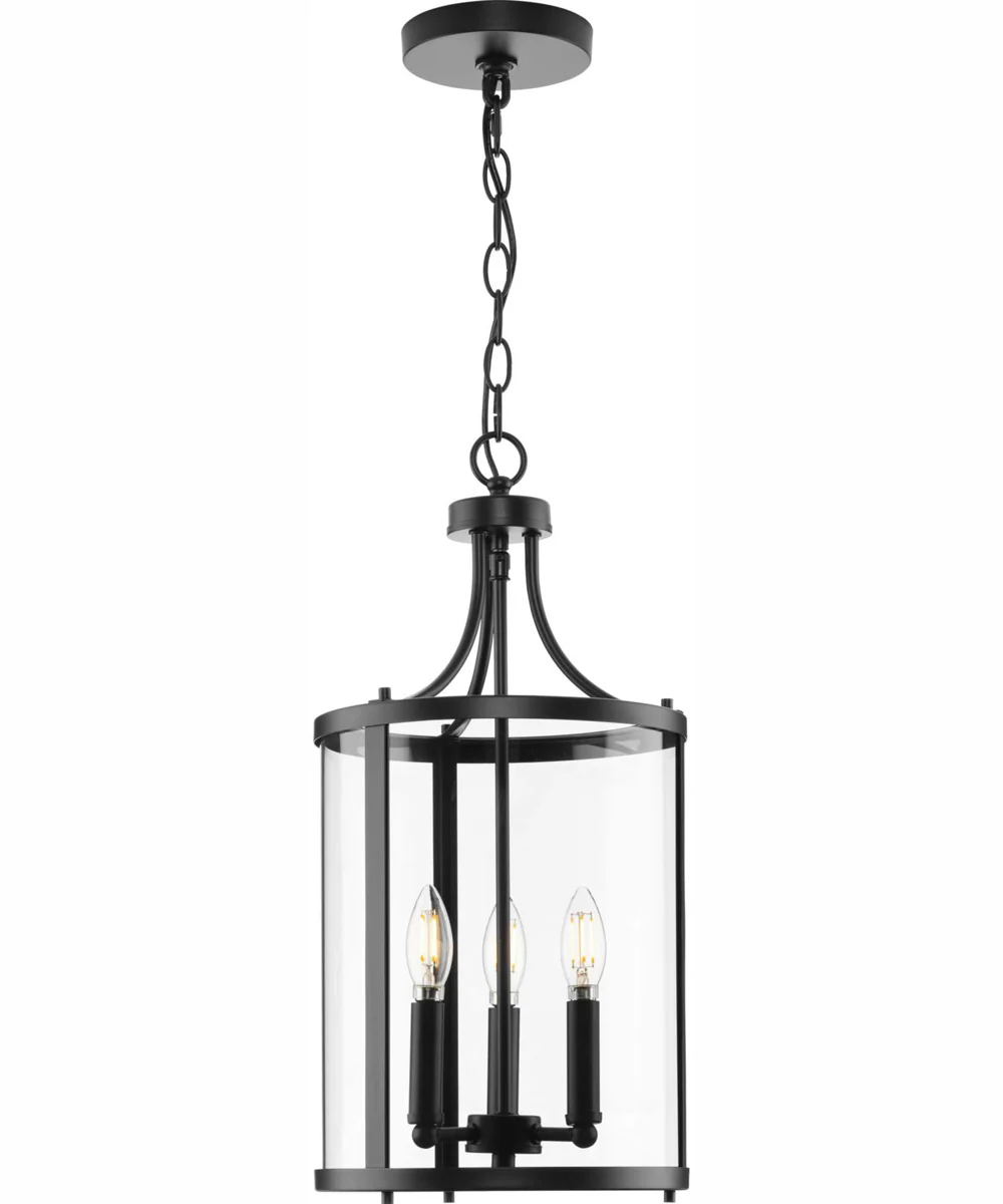 Gilliam 3-Light New Traditional Hall & Foyer Matte Black - Image 6