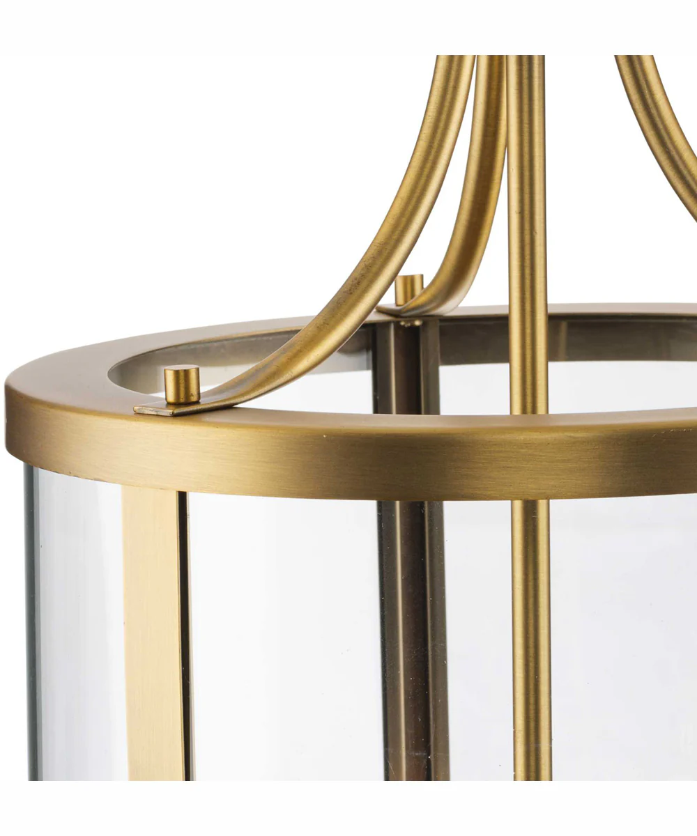 Gilliam 3-Light New Traditional Hall & Foyer Vintage Brass - Image 11