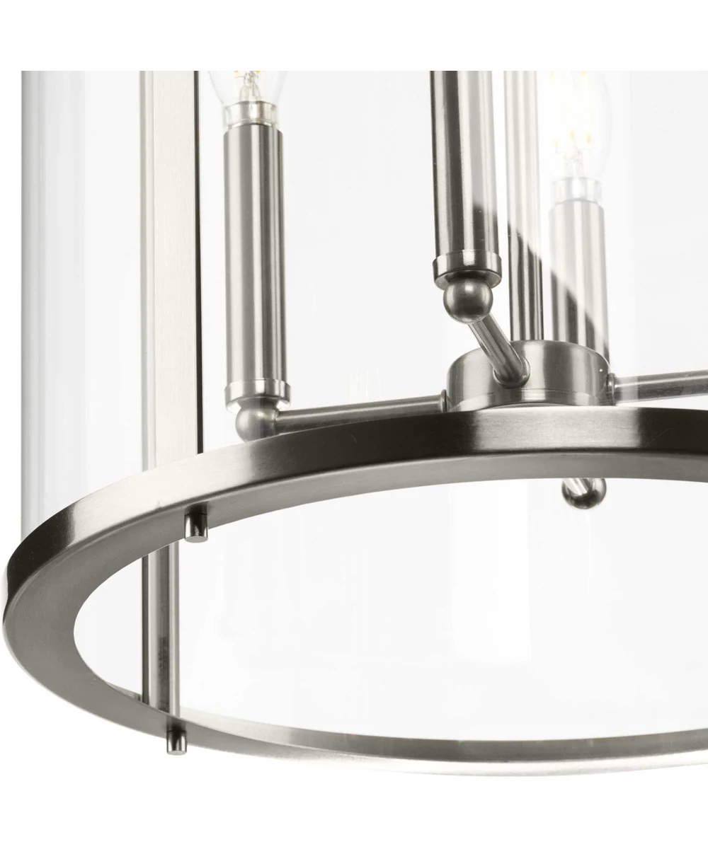 Gilliam 4-Light New Traditional Hall & Foyer Brushed Nickel - Image 6