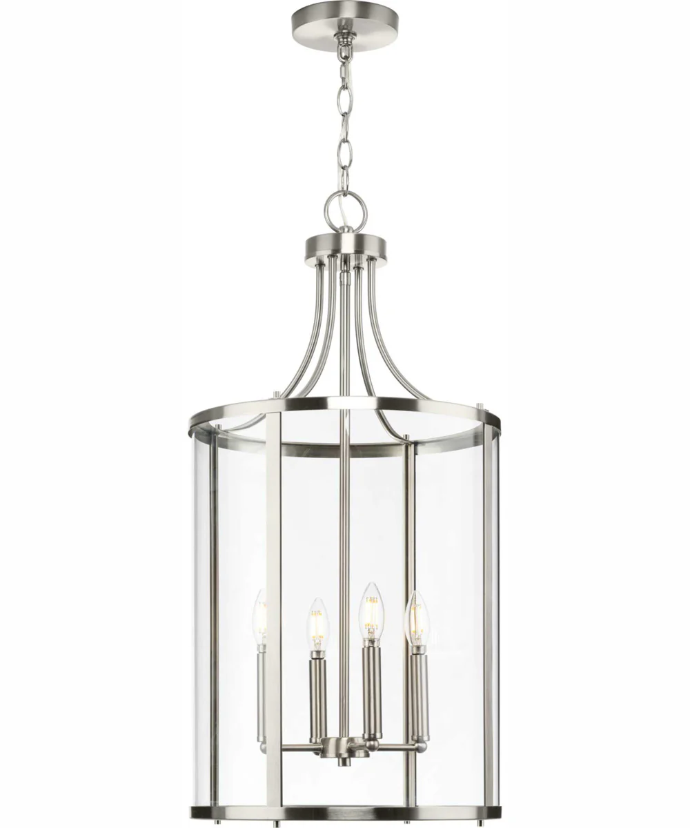 Gilliam 4-Light New Traditional Hall & Foyer Brushed Nickel - Image 9