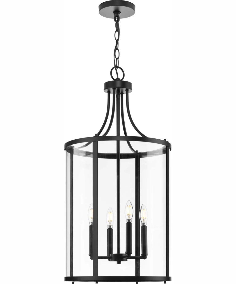 Gilliam 4-Light New Traditional Hall & Foyer Matte Black - Image 4