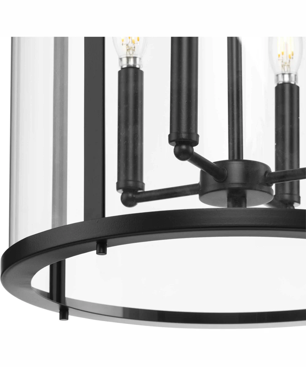 Gilliam 4-Light New Traditional Hall & Foyer Matte Black - Image 9