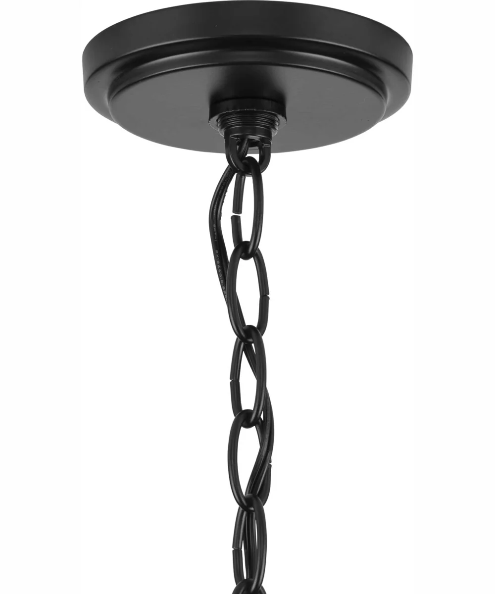 Gilliam 6-Light New Traditional Chandelier Matte Black - Image 4