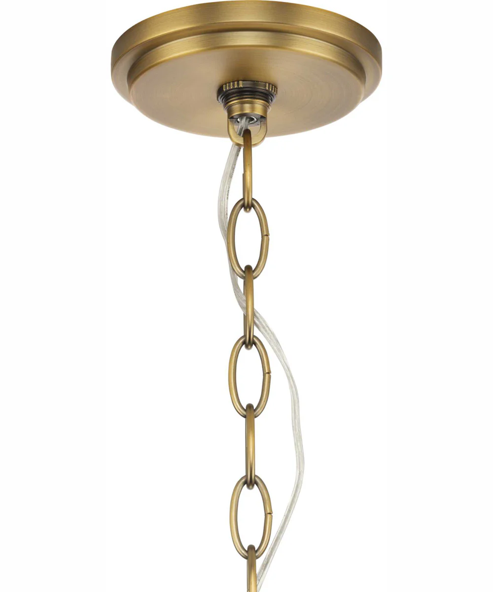 Gilliam 6-Light New Traditional Chandelier Vintage Brass - Image 3