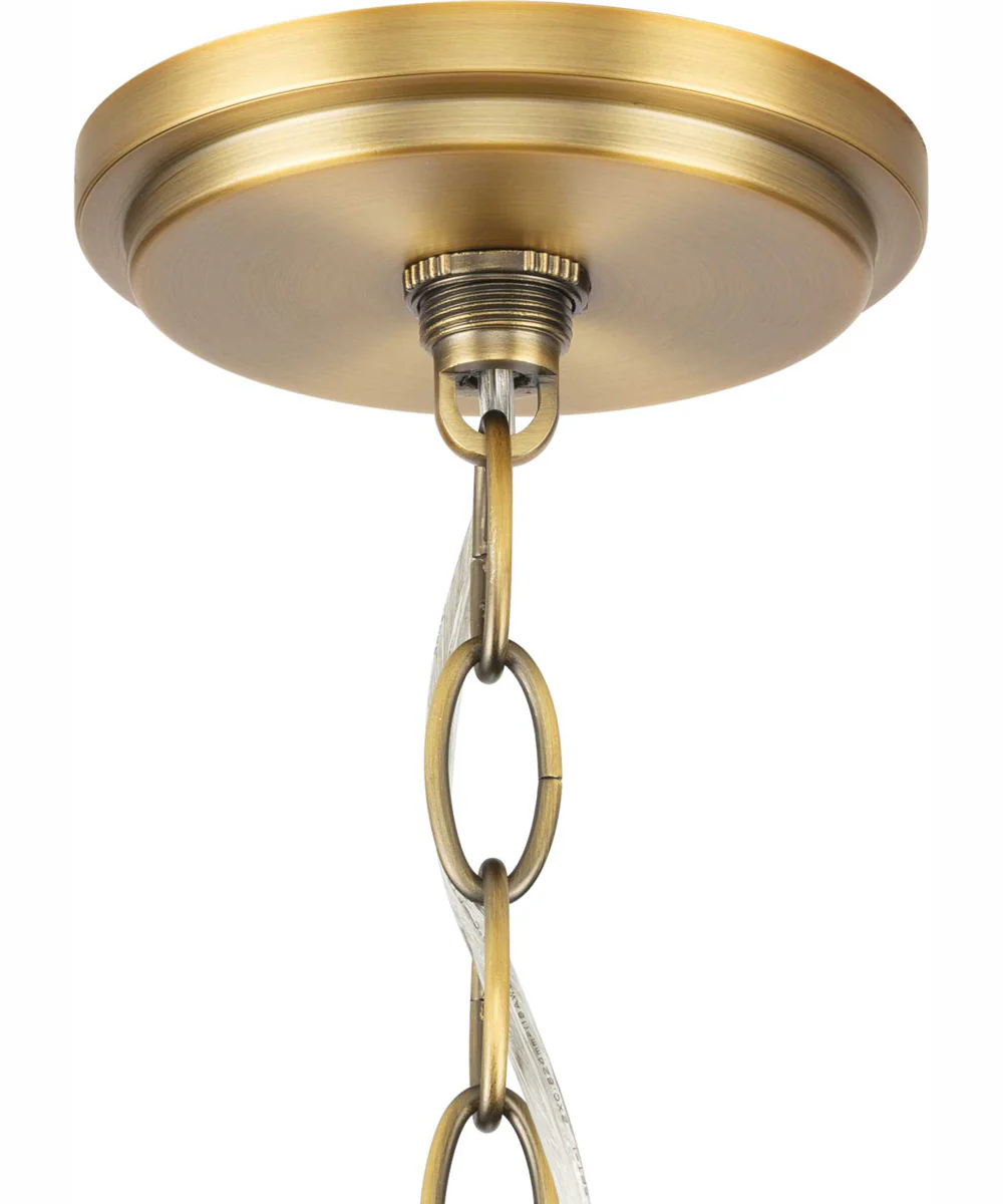 Gilliam 9-Light New Traditional Chandelier Vintage Brass - Image 4