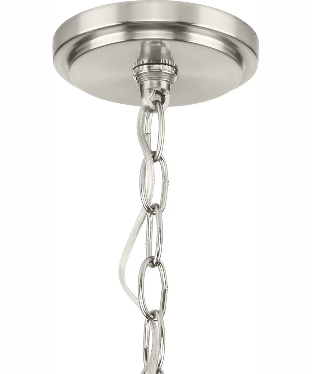 Gilliam Fifteen-Light New Traditional Chandelier Brushed Nickel - Image 5