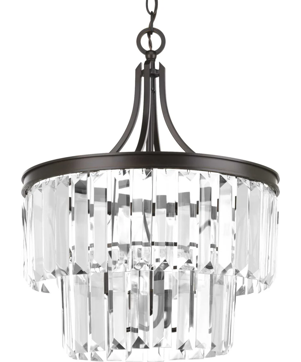 Glimmer 3-Light 19" Semi-Flush Convertible Antique Bronze - Image 5