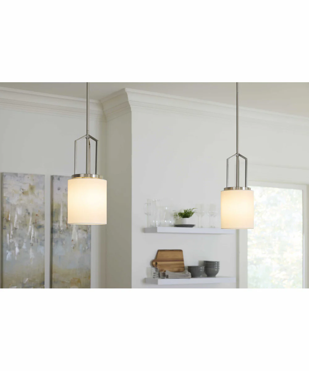 Goodwin 1-Light Modern Farmhouse Pendant Brushed Nickel - Image 2